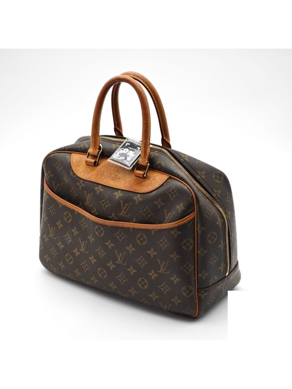 Louis Vuitton Deauville Bag Handbag Brown